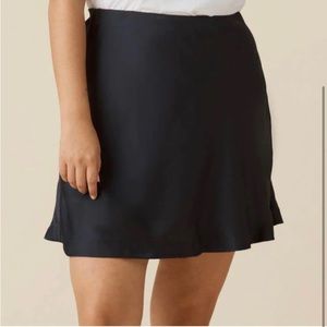 VETTA The Reversible Satin Mini Skirt
